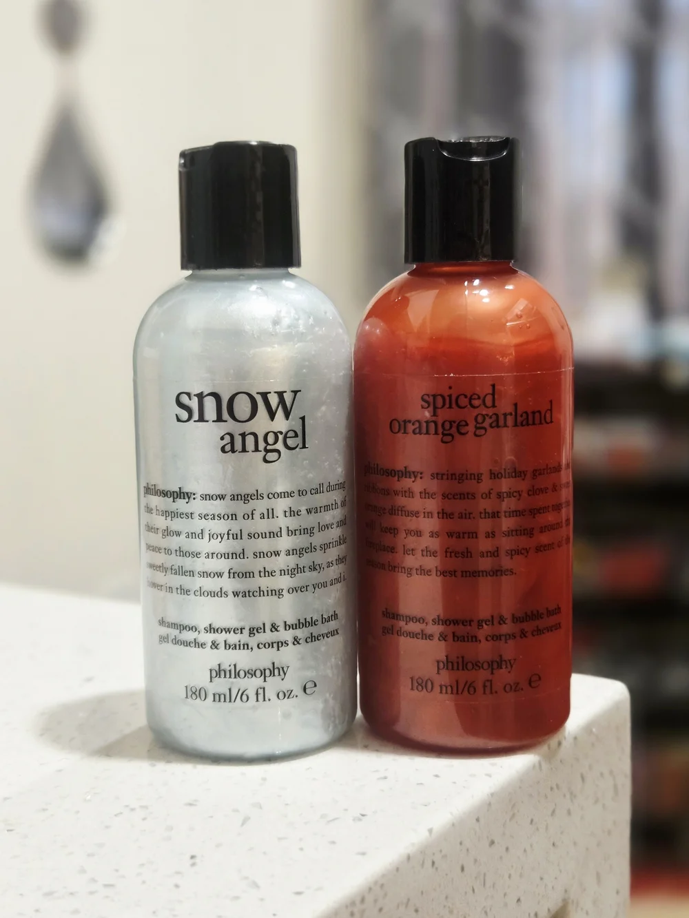 philosophy Snow Angel & Spiced Orange Garland Shower Gel Duo -6fl Oz Each